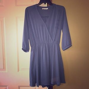Faux Wrap Dress
